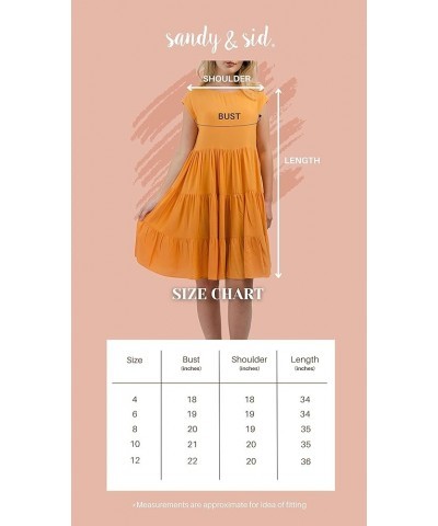 Women's Ruffled Hem Short Sleeve Summer Dress A Swing, Flowy Short Sleeve Babydoll Dress Golden Nugget $9.05 Dresses