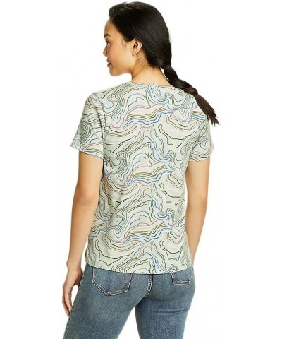 Women's Everyday Essentials Short-Sleeve T-Shirt - Printed Petite Lt Green $15.48 T-Shirts