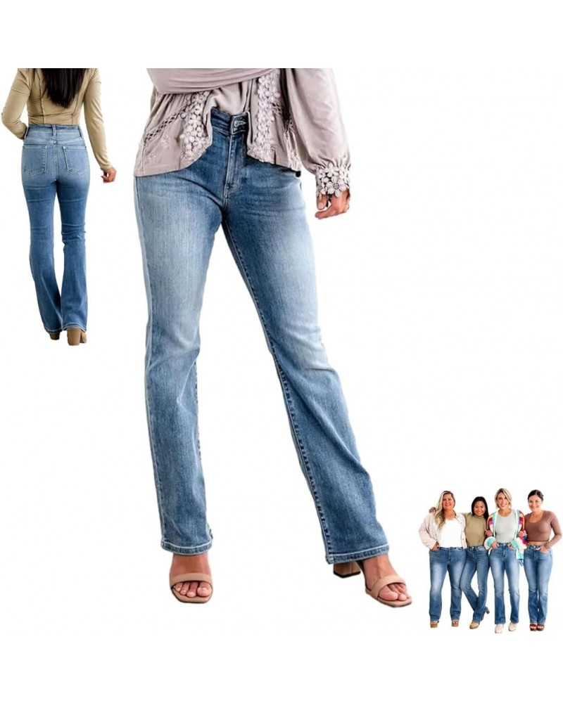 Holy Grail Tummy Control Bootcut Jeans, Holy Grail Bootcut Jeans, Holy Grail Bootcut Jeans Light Blue Nine Points $17.28 Jeans