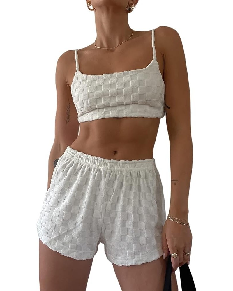 Women's Y2k Two Piece Sexy Mini Skirt Set Strapless Tube Top Bodycon Crop Tops Low Waist Skirt Clubwear Streetwear 13-white $...