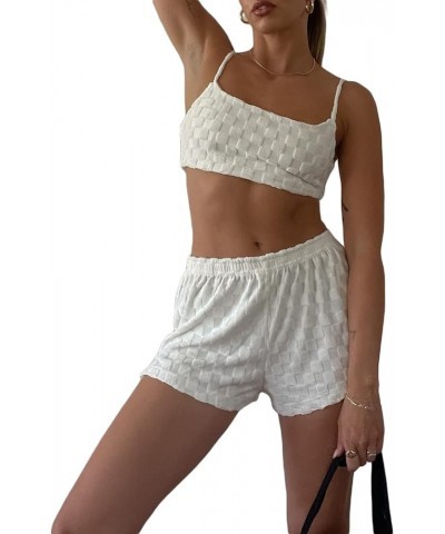 Women's Y2k Two Piece Sexy Mini Skirt Set Strapless Tube Top Bodycon Crop Tops Low Waist Skirt Clubwear Streetwear 13-white $...