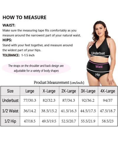 Plus Size Swimsuits for Women Rainbow Scales of Mermaid Womens Bikini Sets Sexy High Waisted Swimsuits Tummy Control Mermaid ...