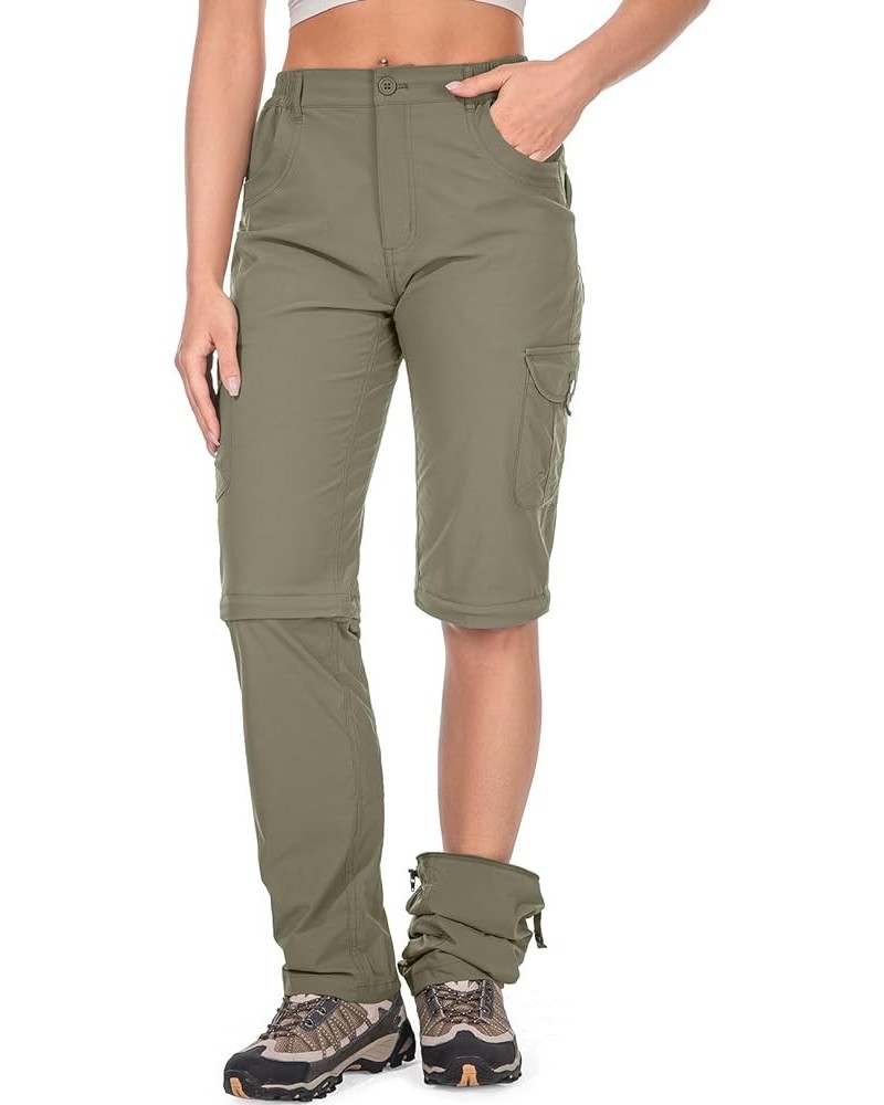 Women's Hiking Pants Convertible Quick Dry Lightweight Zip Off Fishing Travel Safari Pants Light K-pants 12 $17.84 Activewear