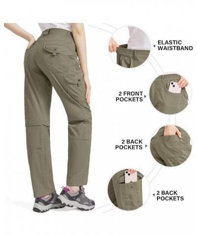 Women's Hiking Pants Convertible Quick Dry Lightweight Zip Off Fishing Travel Safari Pants Light K-pants 12 $17.84 Activewear