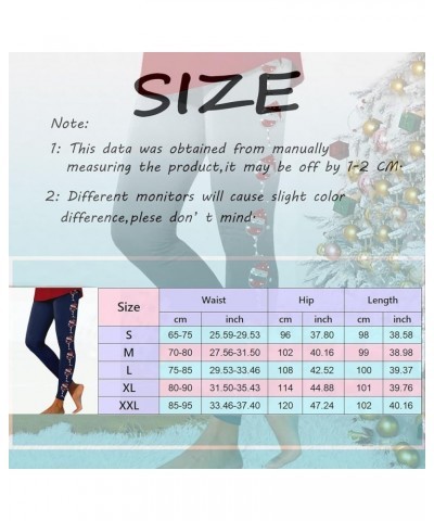 High Waisted Leggings Womens Cosplay Christmas Costumes Ornaments Tree Snow Xmas Reindeer Deer Pattern Fashion Leggings Z15-g...