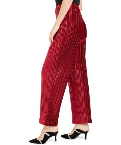 Womens Wide Leg Pants Red $13.49 Pants