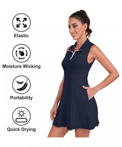 Womens Two Piece Tennis Golf Dress UPF 50+ Active Athletic Exercise Sports Wear Dresses for Women with Pocket Separate Shorts...