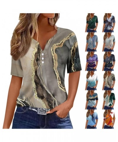 Sequin Tops for Women,V Neck Long Sleeve Athletic Fit Tunic Glitter Camouflage Plus Size Summer Tops for Women 3-khaki $4.15 ...