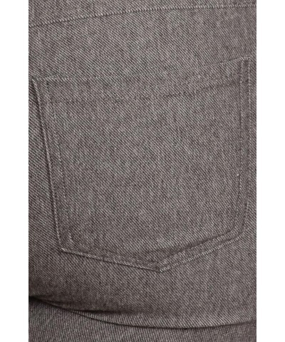 Women's Five Pocket Jean Leggings Gray $15.25 Leggings