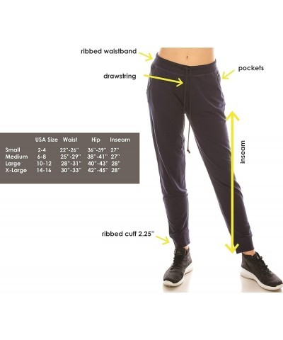 Women's Casual Jogger Pants Sweatpants - Relaxed Fit Elastic Waist Drawstring Pocket French Terry Running Yoga Workout Lime $...