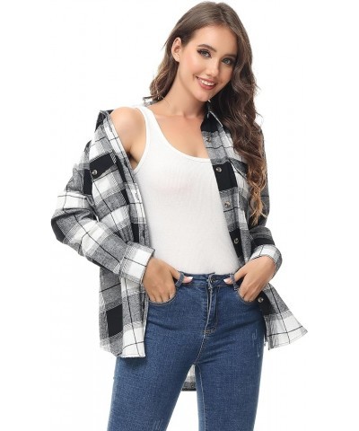 Women's Oversized Flannel Plaid Shirt Long Sleeve Button Down Plus Size Lightweight Shacket Blouse (S-4X) Regular Fit 50012 $...