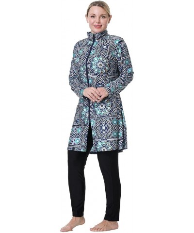 Plus Size Muslim Swimwear for Women Burkini Islamic Swimming Suit Z8 $23.31 Swimsuits