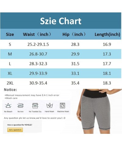 Yoga Shorts for Women High Waist Butt Scrunch Booty Spandex Gym Workout Running Biker Shorts Black1 $9.29 Activewear