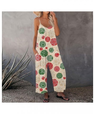 Valentine's Jumpsuit for Women,Winter Jumpsuit Dressy For Girls Women,Heart Print Adjustable Straps Wide Leg Overalls 18-ging...