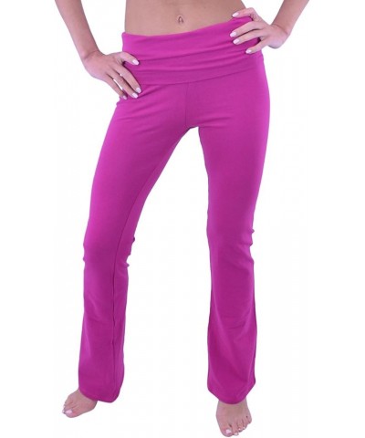 Yoga Pants - Full Length (Misses and Misses Plus Sizes) Magenta $17.48 Activewear