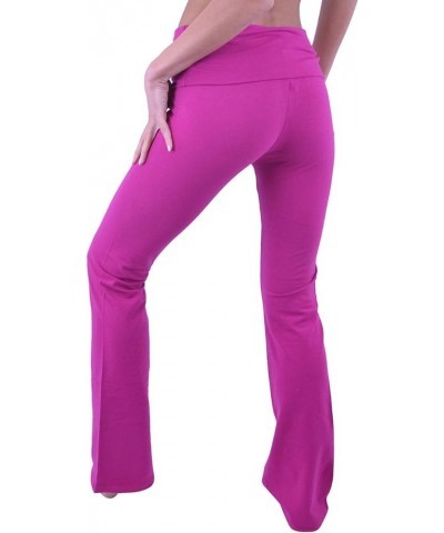 Yoga Pants - Full Length (Misses and Misses Plus Sizes) Magenta $17.48 Activewear