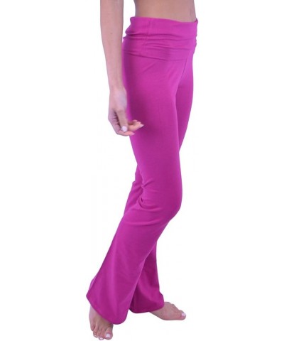 Yoga Pants - Full Length (Misses and Misses Plus Sizes) Magenta $17.48 Activewear