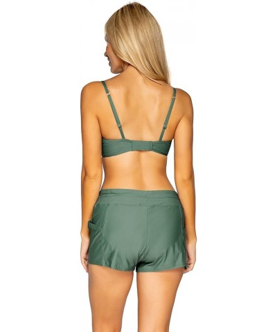 Laguna Swim Short Women's Swimsuit Bottom Moss $31.62 Swimsuits