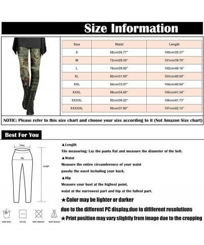 Women's Boho Printed Leggings Soft Stretchy Skinny Comfy Tights High Waisted Workout Athletic Fitness Yoga Pants 03-black $5....