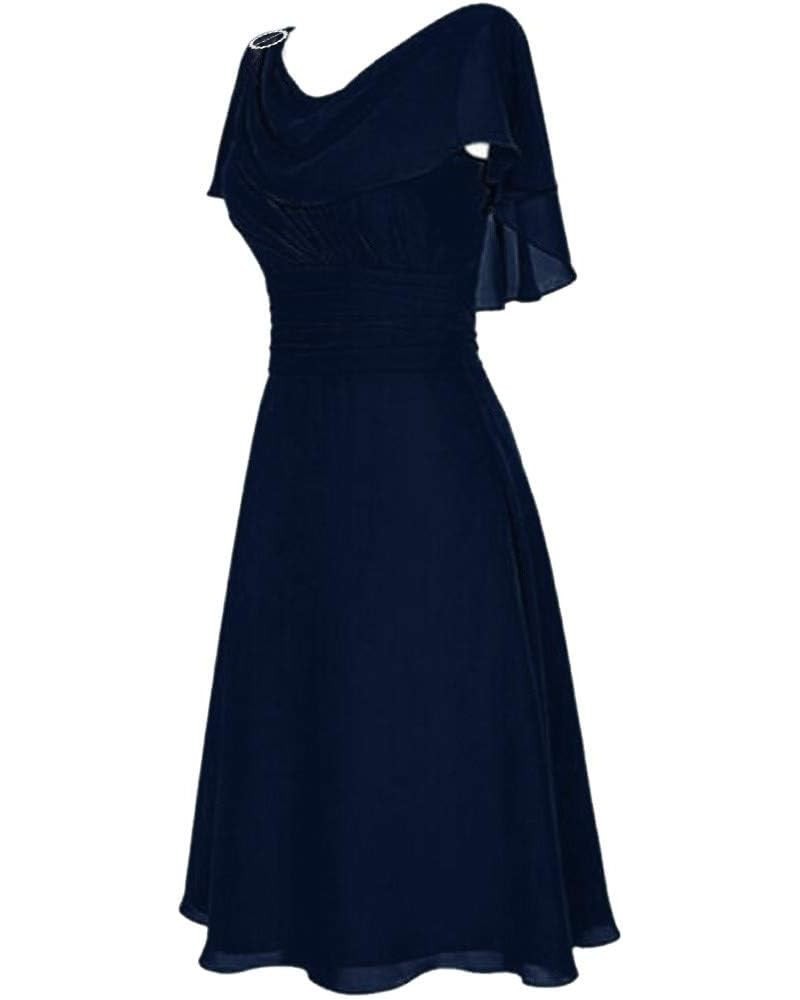 Women's Summer Outfits 2022 Formal Wedding Bridesmaid High-Waist Party Ball Prom Gown Cocktail Dress Dresses Dark Blue $14.93...