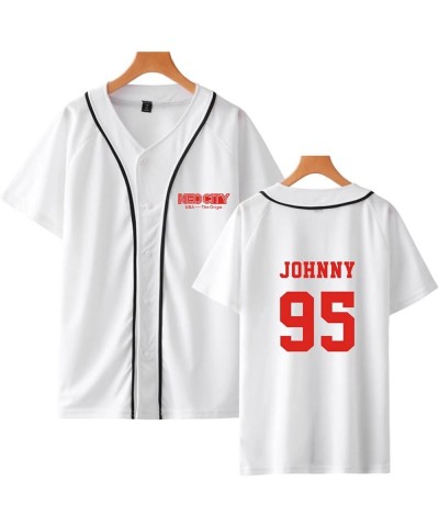 Kpop World Tour NEO City The Origin Baseball Jersey Johnny Haechan Jaehyun Jungwoo Tshirt White Johnny $8.75 Activewear