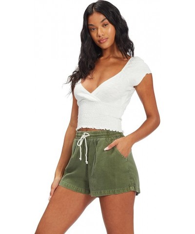 Women's Road Rider Woven Pull-On Short Canteen $23.73 Shorts