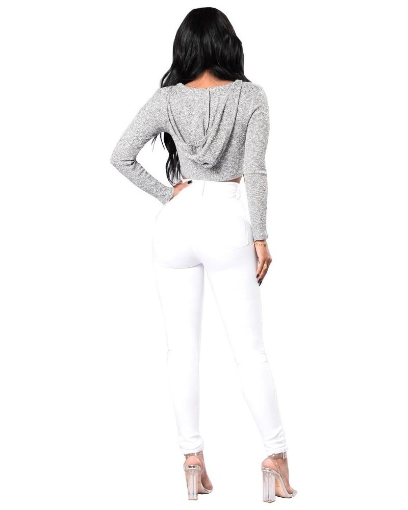 Womens Skinny Jeans High Waisted Stretch Slim Denim Butt Lift Pencil Pants Black High Rise White $18.40 Jeans