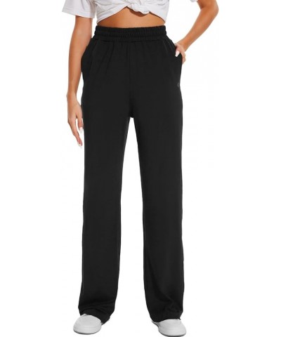 32"/34"/36" Inseam Womens Tall Sweatpants Quick Dry Long Joggers Lounge Yoga Pants with Pockets 32" Inseam (Long) Black $21.7...