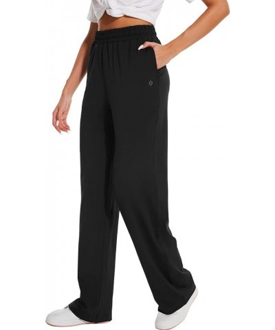 32"/34"/36" Inseam Womens Tall Sweatpants Quick Dry Long Joggers Lounge Yoga Pants with Pockets 32" Inseam (Long) Black $21.7...