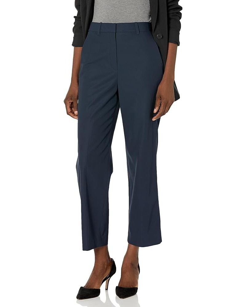 Women's High-Waisted Straight Pant Nocturne Navy $87.81 Pants