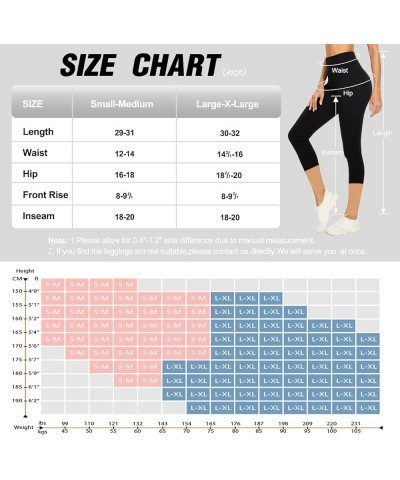 Leggings for Women Non See Through-Workout High Waisted Tummy Control Black Tights Yoga Pants Capri-white Small-Medium $7.50 ...