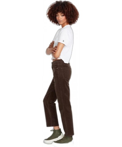 Women's Stoned High Rise Straight Leg Jean Espresso $29.01 Jeans