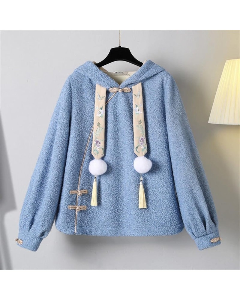 Women Hoodies Sweatshirts Improved Hanfu Cheongsam Autumn and Winter Dress (Color : 4039 Set, Size : XL) 3X-Large 4025 Top $2...