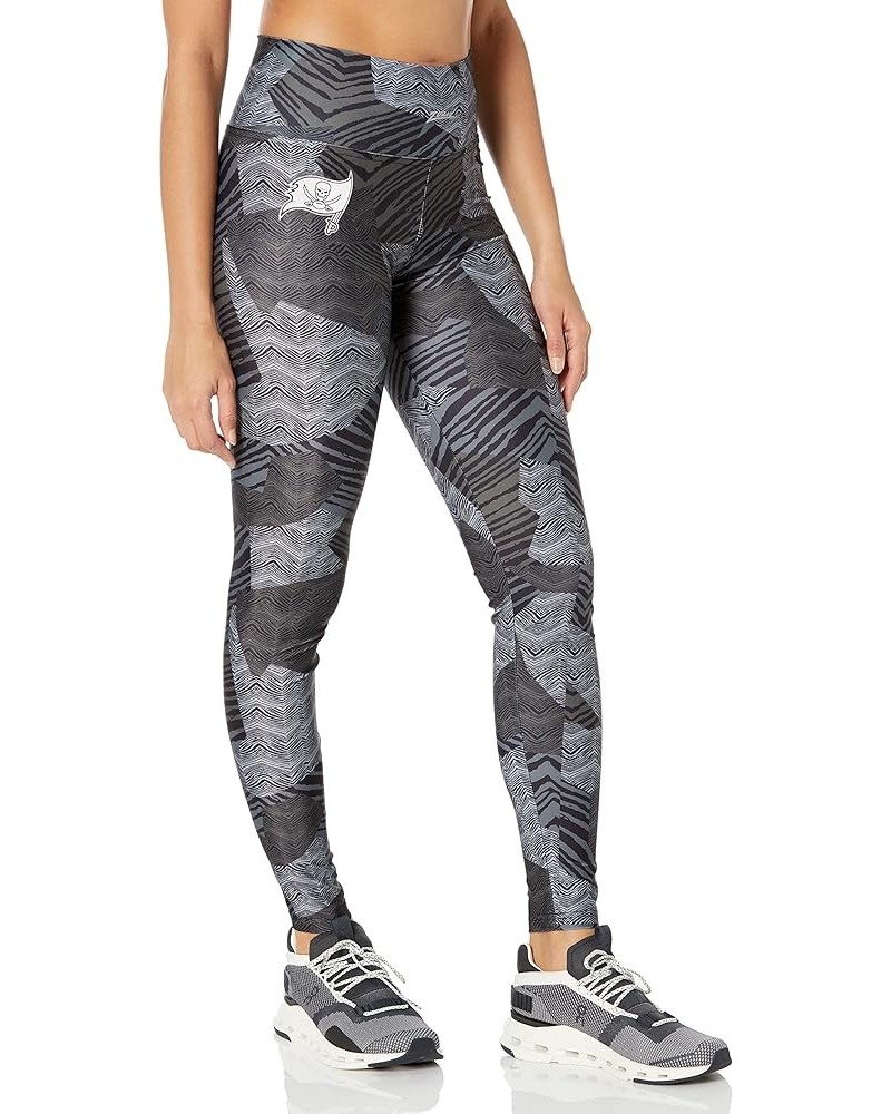 Women's Tonal Black Patchwork Zebra Legging Tampa Bay Buccaneers Tonal Black $15.24 Leggings