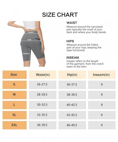 Women's Hiking Biker Shorts 9 Inch Cargo High Waisted Bike Running Athletic Workout Gym Travel Shorts with Zip Pockets Dark G...