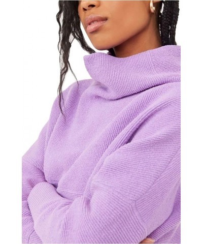 Women's Ottoman Slouchy Sweater Glowing Grape $34.19 Tops