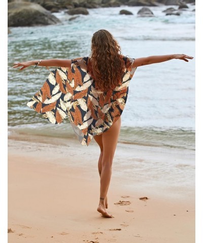 Women's Chiffon Sheer Cardigan Cover Ups Print6 $9.00 Swimsuits