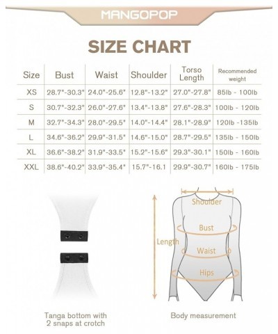 Double Lined Bodysuit Women Long Sleeve Scoop Neck Bodysuit Basic Shirts Tops A-white $13.74 Bodysuits