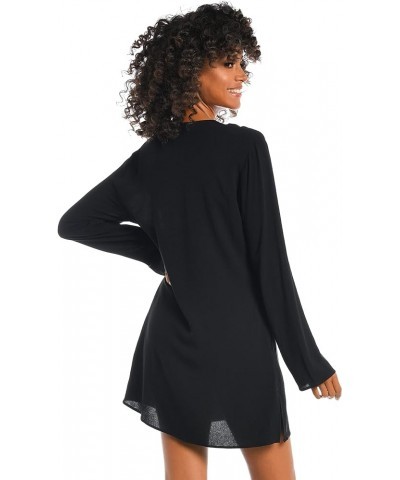 Women's Tunic Swimsuit Cover Up Black//Beachcomber Basics $9.22 Swimsuits