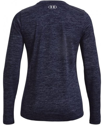 UA Tech™ Twist Crew (411) Midnight Navy / Cadet / Metallic Silver Medium $10.81 Activewear