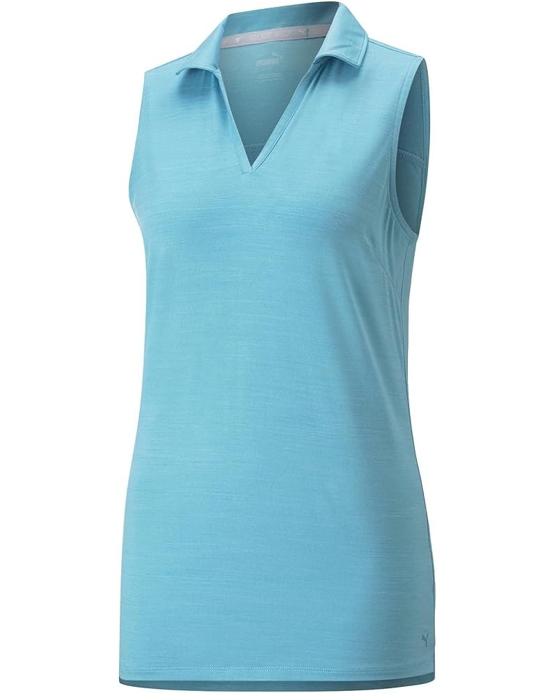 Women's Cloudspun Coast Sleeveless Polo Dusty Aqua $11.52 Shirts