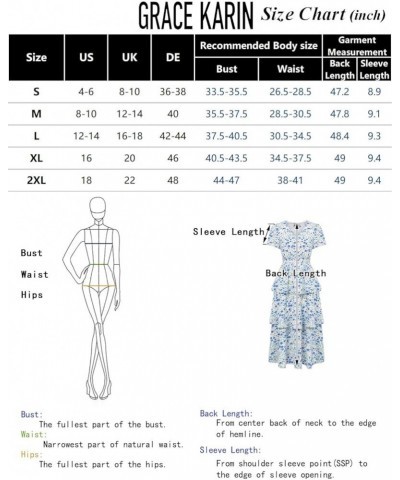 Women's 2024 Floral Summer Long Midi Dress V Neck Short Sleeve Ruffle Tiered Layered Boho Swing Dresses Pink Floral $29.67 Dr...