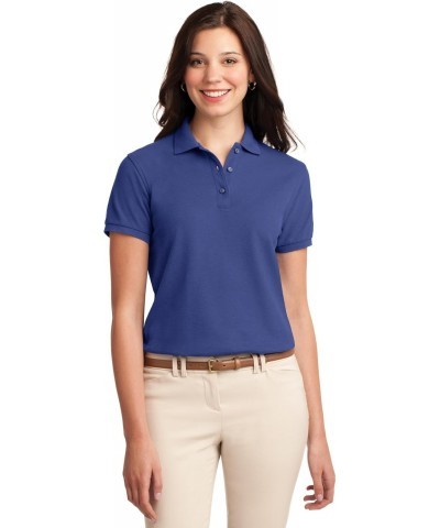 Ladies Silk Touch Polo M Mediterranean Blue $9.84 Shirts