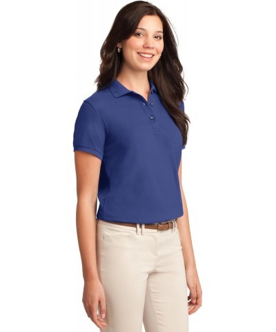 Ladies Silk Touch Polo M Mediterranean Blue $9.84 Shirts