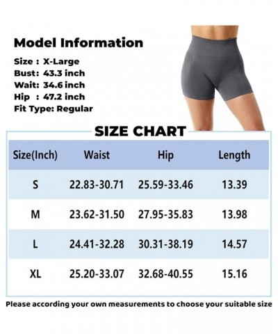 Gym Shorts Women Scrunch Butt High Waisted Yoga Workout Shorts Scrunch Booty Athletic Running Biker Shorts A Dark Gray $6.55 ...