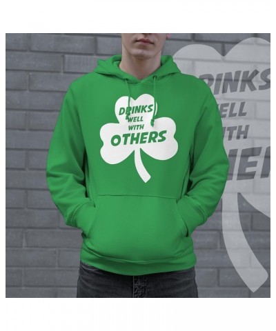 Funny Saint Patricks Day Hoodies Irish Sweatshirts for St Pattys Day Party Fun Drinking Hoodie Green - Drinks Well $19.37 Swe...