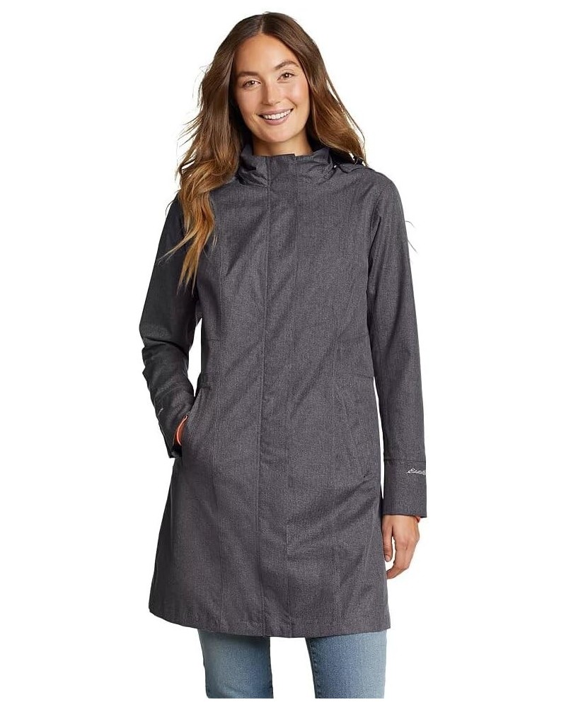 Women's Girl on the Go Trench Coat Tall Dk Charcoal Htr $44.76 Coats