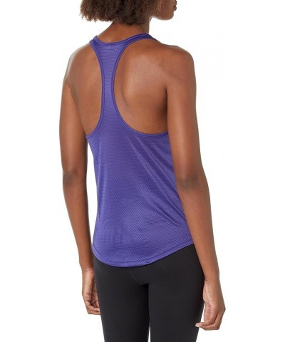 Women's Workout Ready Mesh Back Tank Bold Purple/Small White Vector Logo Large $10.50 Activewear