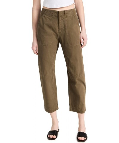 Women's Leyton Workwear Pants Olive Green $106.04 Pants