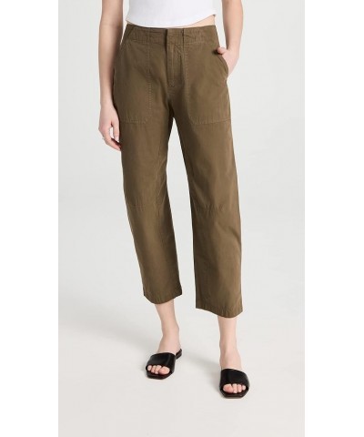 Women's Leyton Workwear Pants Olive Green $106.04 Pants